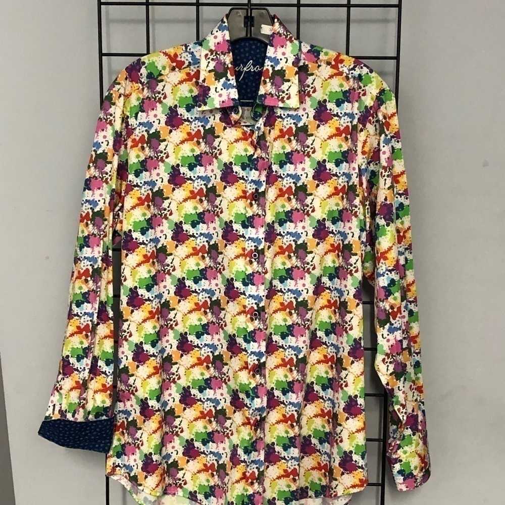 Four front button down shirt multi color small - Picture 1 of 2